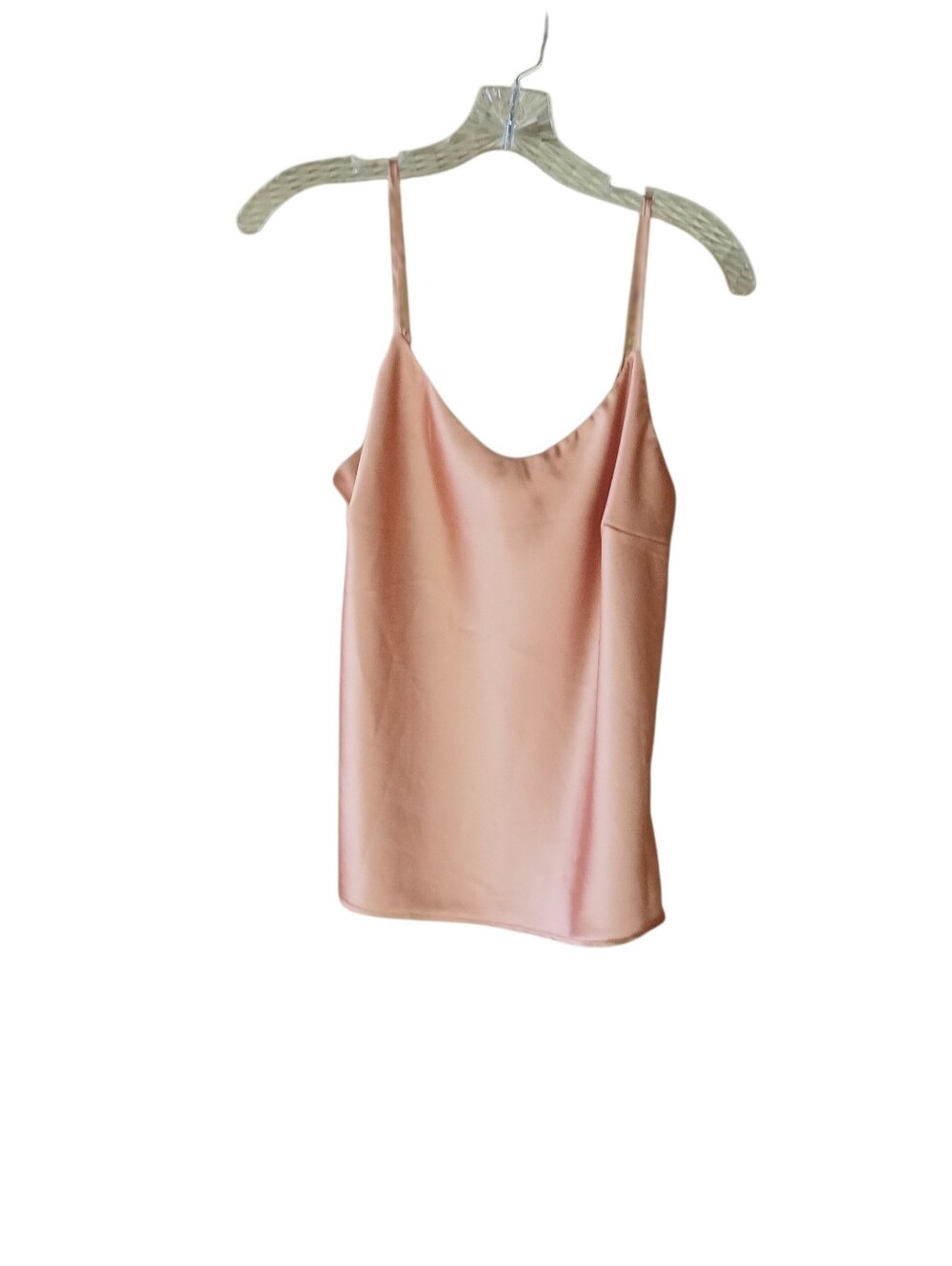 BB Dakota Orange V Neck Satin Camisole Small